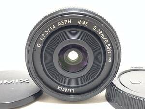 ★特上品★ Panasonic パナソニック LUMIX G 14mm F2.5 ASPH. @3765