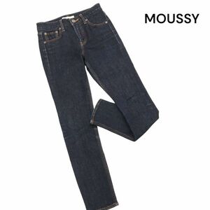 MOUSSY マウジー 通年 ストレッチ♪ スキニー インディゴ デニム パンツ ジーンズ Sz.24　レディース　K4B00335_4#R