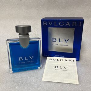 BVLGARI ブルガリ ブルー プールオム 30ml オードトワレ 香水 イタリア製　★現状品