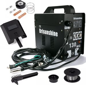 半自動溶接機 100V ノンガス溶接機 定格使用率35% ハイパワー アーク溶接機 60-120A 電流4段階調整可能 50Hz/60Hz兼用 AF221