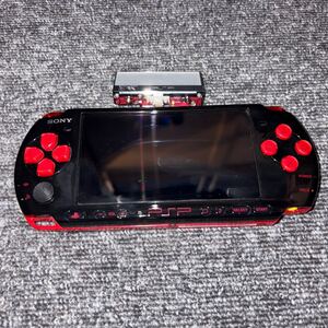 ● ソニー　PSP3000 ブラックレッド 美品　プレイステーションポータブル　本体 レッド ブラック PSP ワンセグチューナー付き