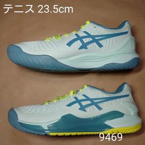 テニスシューズ 23.5cm アシックス asics GEL-RESOLUTION 9 WIDE 9469