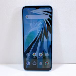 122【中古】ZTE ymobile Libero 5G IV 128GB ブルー A302ZT スマートフォン 携帯電話 スマホ アンドロイド 動作確認済み 現状品