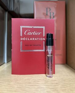 《送料無料》カルティエ デクラレーション オードトワレ 1.5ml サンプル ※未使用※ #DECLARATION EDT