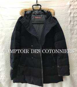 COMPTOIR DES COTONNIERS コントワー・デ・コトニエ ラビットファー ダウンコート 38 M