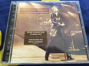 Celine Dion★中古CD/EU盤ハイプステッカー付「セリーヌ・ディオン～Live A Paris」