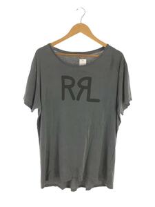 RRL◆Tシャツ/L/コットン/GRY