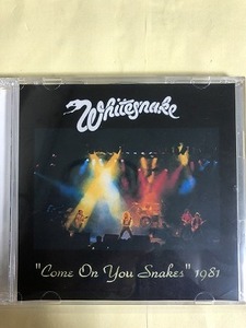 WHITESNAKE CD COME ON YOU SNAKES LONDON 1981 2枚組　同梱可能