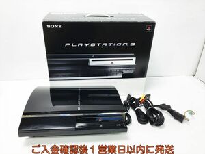 【1円】PS3 本体/箱 セット 60GB ブラック SONY PlayStation3 CECHA00 初期化/動作確認済 プレステ3 G02-185os/G4