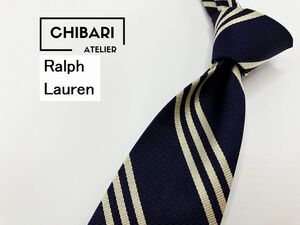 【超美品】Ralph Lauren　ラルフローレン　レジメンタル柄 ネクタイ 3本以上 送料無料 メンズ ネイビー　キッズ　0201249