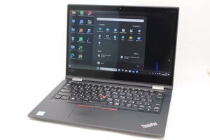 中古訳有 フルHD タッチ 13.3型 Lenovo ThinkPad X390 Yoga Windows11 八世代 i5-8365U 16GB NVMe 256GB-SSD カメラ 無線 Office 管:0952m