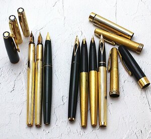 (ペン先14K 585含む)モンブランMONTBLAN /シェーファー SHEAFFER 万年筆7本まとめ ※筆記未確認◆おたからや【G-B30811】同梱-2