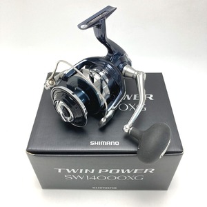 ☆☆ SHIMANO シマノ 21ツインパワー SW 14000XG 04231 スピニングリール 箱付き やや傷や汚れあり