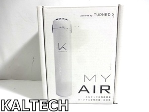 X4E043◆新品未使用◆ KALTECH カルテック）TURNED K MY AIR パーソナル空間除菌脱臭機 首掛タイプ ホワイト KL-P01-W