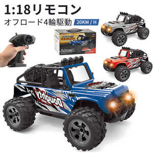 ラジコンカーRCカー 1/18 リモコンカー 電動オフロードバギー 2.4Ghz無線操作 20KM/H オフロード リモコンカー 初心者wj755