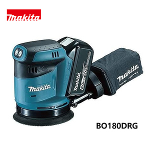 【10/15まで！ローン48回無金利】makita マキタ　125mm 充電式ランダムオービットサンダ　BO180DRG (6.0Ah)　研磨・研削 /KH05708