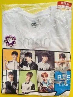 BTS smart tシャツ 半袖 非売 サイン入り Tシャツ