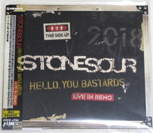 ◇ ストーン・サワー STONE SOUR ハロー・ユー・バスターズ:ライブ・イン・リノ HELLO, YOU BASTARDS: LIVE IN RENO 日本盤 帯付 OTCD-6784