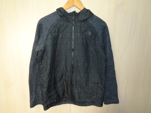 n58◆THE NORTH FACE 切替ニットスリーブ キルティングジャケット ボーイズ◆ザ・ノースフェイス FT20 NF00CRT3 Boy