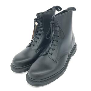 未使用品◆Dr.Martens ドクターマーチン ８ホールレースアップブーツ UK9.5◆ ブラック レザー メンズ 靴 シューズ boots ワークブーツ