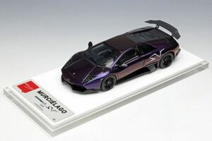 国内25台限定 入手困難 EIDOLON メイクアップ アイドロン 1/43 EM336P Lamborghini Murcielago LP670-4 SV 2009 Pleiades2 ムルシエラゴ 紫