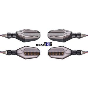 ◇即納◇汎用 12V オクタゴン LED ウインカー 白 1台分4個セット NS-1 NS50F NSR50 XR50 モタード CT50 MD50 カブラ