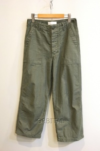 二子玉) アッパーハイツ upper hights IENA別注 23SS BAKER PANTS ベイカーパンツ 502A350I02AMY オリーブ W25 定価￥27,500-