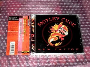 限定盤2枚組CD『モトリー・クルー(MOTLEY CRUE)/ニュー・タトゥー～ツアー・エディション(NEW TATTOO)』日本国内盤/帯付き