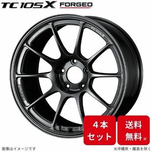 ウェッズ ホイール ウェッズスポーツ TC105X フォージド ランサーエボリューションX CZ4A 三菱 18インチ 5H 4本セット 0073957 WEDS