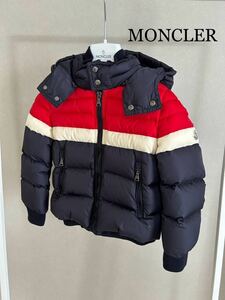 ★モンクレール★MONCLER★フーデッドダウン★美品★6anni115㎝★ダークネイビー★