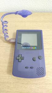 ◆◇【送料600円】 ゲームボーイカラー　社外品LEDライト付き！　GAME BOY COLOR　（CGB-001/パープル）◇◆