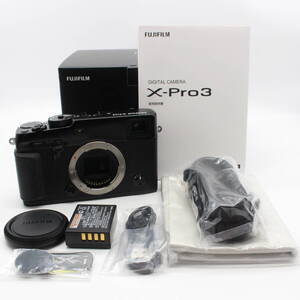 ★美品★FUJIFILM X-Pro3 ブラック　ショット数 16171　　　■6387