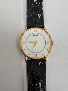 【8647】PIAGET ピアジェ　腕時計　120周年記念モデル 8025N 750 K18総重量約28.1ｇ　ジャンク品