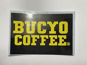 非売品ノベルティ ステッカー BUCYO COFFEE 部長珈琲 ブチョウコーヒー 名古屋モーニング あんトースト 部長 ぶちょうこーひー 名古屋喫茶