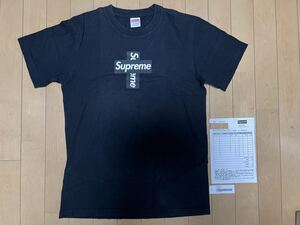 送料無料 Supreme シュプリーム Cross Box Logo Tee クロス ボックス ロゴ 半袖 Tシャツ ブラック