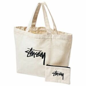 STUSSY ステューシー 帆布 キャンバス トートバッグ＆ポーチ men