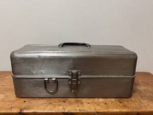 OLD STEEL tackle box / not UMCO HEDDON ABU OLD BASS ヴィンテージ オールド パル プラノ アムコ スチール グラス　