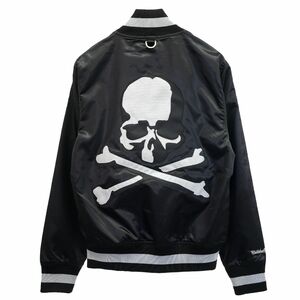 国内新品Mastermind Japan x Mitchell ＆ Ness VARSITY JACKET サイズXXL 銀糸ラメ マスターマインド ジャパン ワールド WORLD