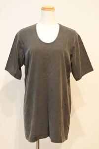 CIVILIZED シヴィライズド Tシャツ カットソー 半袖 Uネック 3 グレー otkyuk k②h0801