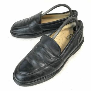 GTホーキンス/g.t.hawkins★AIR LIGHT/快適ソール/本革/コインローファー【9/27.0/黒/BLACK】ビジネス/dress shoes◆H-163