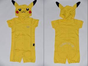 新品 コムサイズムべビー ポケモン 半袖ツーウェイオール ピカチュウ GO