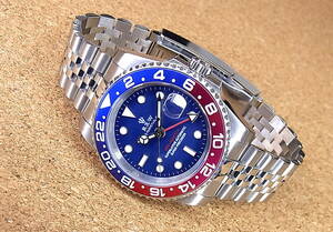 RXW UTC-MASTER GMT／BLUE-DIAL&BLUExRED PEPSI BEZEL！