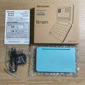 SHARP Brain 電子辞書 PW-SH4 高校生モデル グリーン系