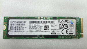 1円～ SSD SAMSUNG MZ-VLB2560 256GB MZVLB256HAHQ-000L7 FRU:00UP488 FW:0L2QEXD7 ｍSATA Pcle NVMe 中古動作品(A185)