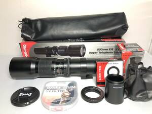 付属品多数 OPTEKA 500mm F8 Telephoto ニコン