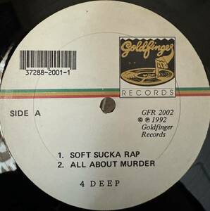 激レア 4 DEEP SOFT SUCKA RAP DJ koco kiyo muro shige ランダム ラップ ニュースクール 1992 レコード