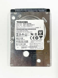 【J-337】■送料無料■ TOSHIBA HDD500GB 2.5インチ 厚さ7mm 動作保証品