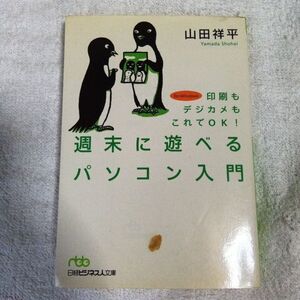 週末に遊べるパソコン入門 印刷もデジカメもこれでOK! for Windows 文庫 山田 祥平 訳あり ジャンク 9784532191375