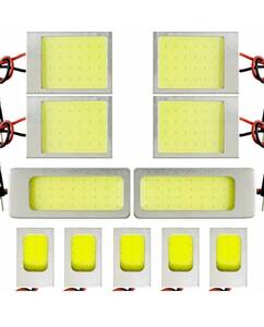 ★新品未使用品 トヨタ 20系 アルファード T10 LED 室内灯 超爆光 COB 全面発光 パネルタイプ ルームランプ 11個セット ホワイト 車検対応