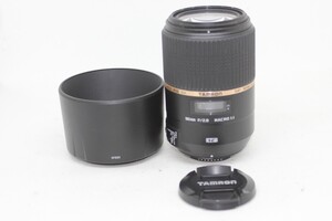 No.0093-1406　TAMRON 単焦点マクロレンズ SP 90mm F2.8 Di MACRO 1:1 VC USD ニコン用 フルサイズ対応 F004N